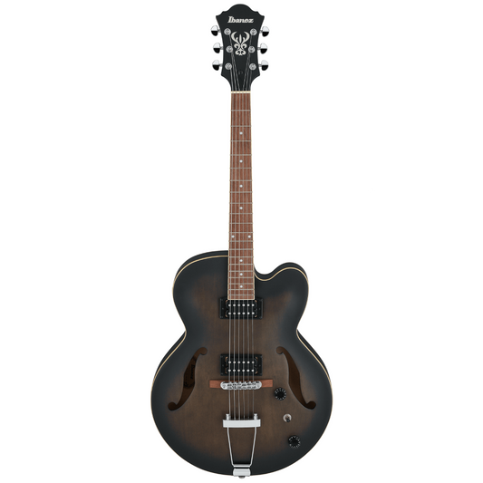 Ibanez AF55 Electric Guitar in Transparent Black Flat