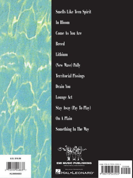 Nirvana Nevermind Revised Edition Recorded Version Guitar Tab