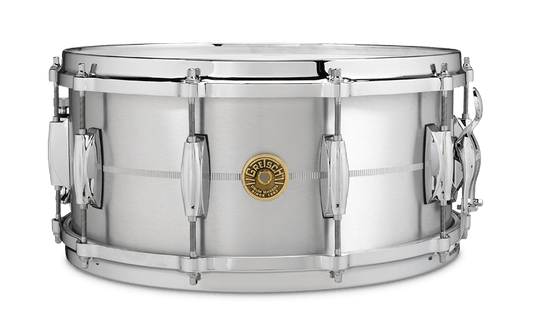 Gretsch USA Custom Series 6.5" x 14" Solid Aluminum Snare Drum
