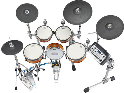 Yamaha DTX10KX TCS Heads Electronic Drum Kit in Real Wood Finish