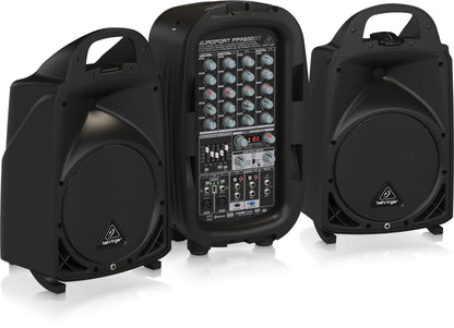Behringer Europort PPA500BT Ultra Compact 500W 6 Channel Portable PA System