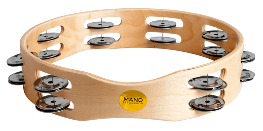 Mano Percussion ED613 Wood Rim Tambourine 10"