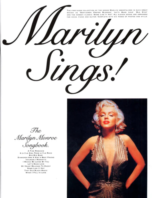 Marilyn Sings The Marilyn Monroe Songbook PVG