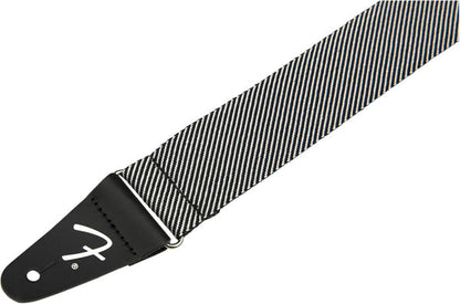 Fender 2" Modern Tweed Strap in White & Black