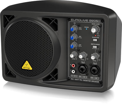 Behringer Eurolive B205D Ultra Compact 150W PA and Monitor Speaker