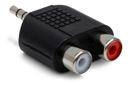 HOSA GRM193 Adapter Dual RCA To 3.5mm TRS