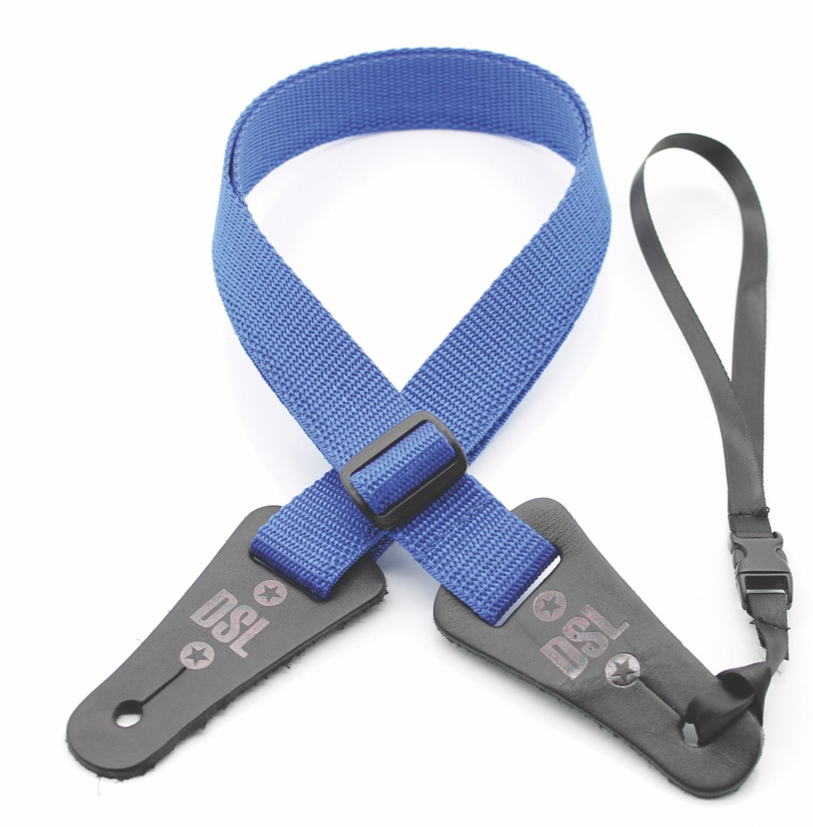 DSL 25UKPOLY Series Ukulele Weaving Strap in Blue