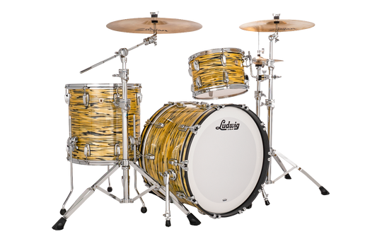 Ludwig Classic Maple 22" FAB Shell Pack in Lemon Oyster
