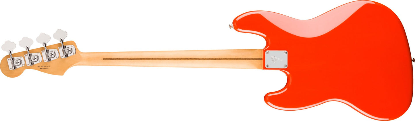 Fender Player II Jazz Bass, Maple Fingerboard in Coral Red