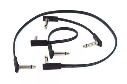 Warwick Rockboard Flat Patch Cable 10cm in Black