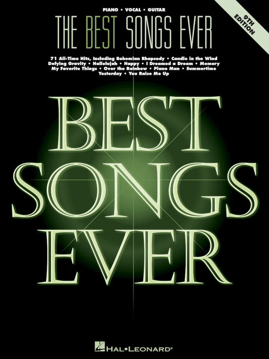 The Best Songs Ever 9th Edition PVG