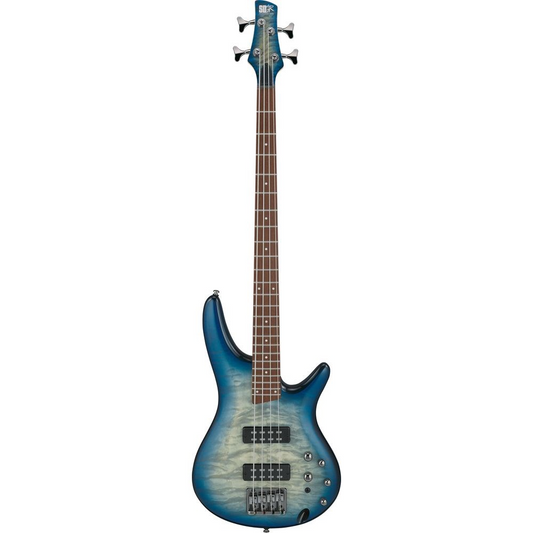 Ibanez SR400EQM Electric Bass in Stained Cosmic Blue Starburst