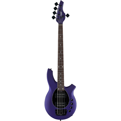 Sterling By Music Man Bongo 5 String Bass Guitar in Firemist Purple