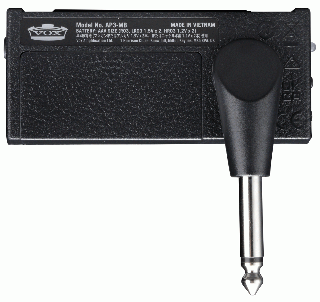 Vox Amplug3 Modern Bass Headphone Amplifier