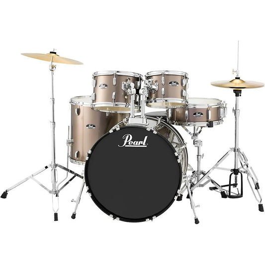 Pearl PDRS525SCC707 Roadshow Fusion Plus 5 Piece Drum Kit in Bronze Metallic