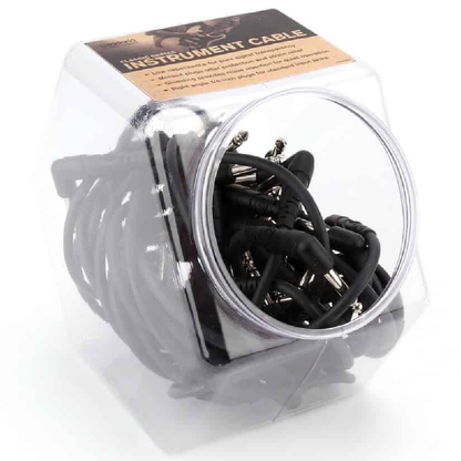 D'Addario Planet Waves 6" Bulk Classic Series Patch Cables 25 Pack Fishbowl
