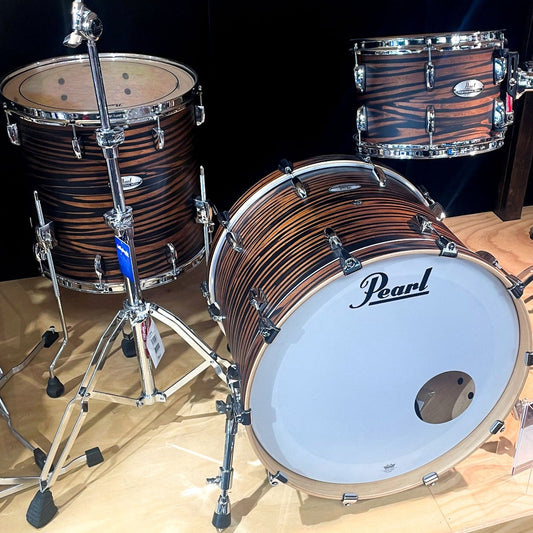 Pearl Professional Series 22" 3-Piece (22BD, 12T, 16FT) Shell Pack in Matte Mocha Swirl