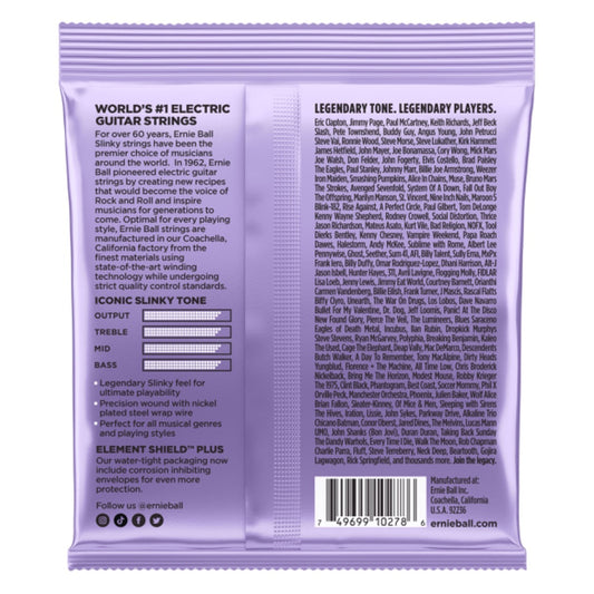 Ernie Ball Ultra Slinky Nickel Wound Electric Guitar Strings 10-48 Gauge