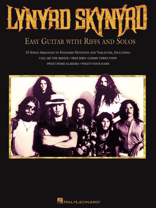 Lynyrd Skynyrd Easy Guitar Riffs and Solos Tab