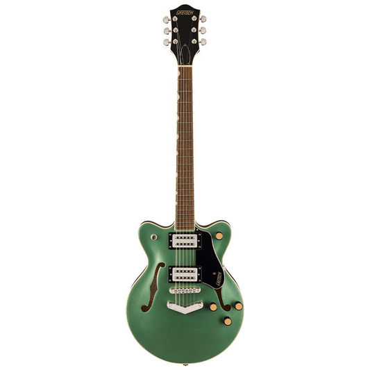Gretsch G2655 Streamliner™ Center Block Jr. Double Cut with V Stoptail in Steel Olive