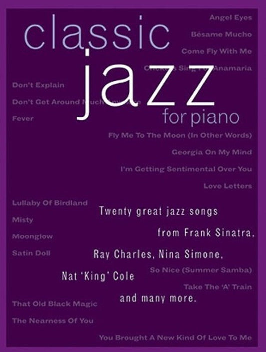 Classic Jazz for Piano PVG