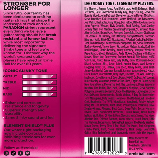 Ernie Ball Paradigm Super Slinky Electric Guitar Strings 9-42 Gauge