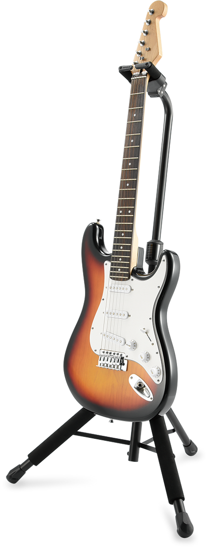 Hercules GS414BPLUS: Auto Grab Single Guitar Stand w/-Leg Rest (MC6)