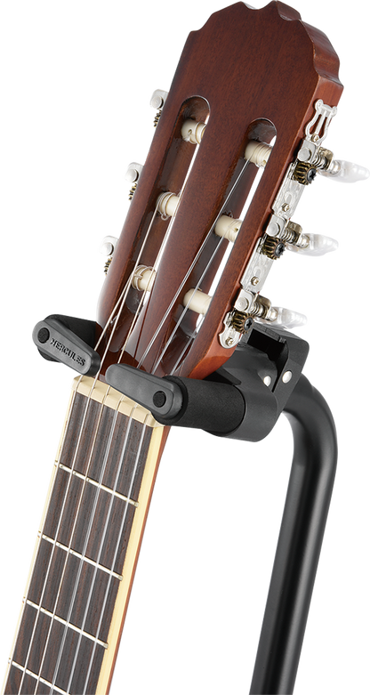 Hercules GS414BPLUS: Auto Grab Single Guitar Stand w/-Leg Rest (MC6)