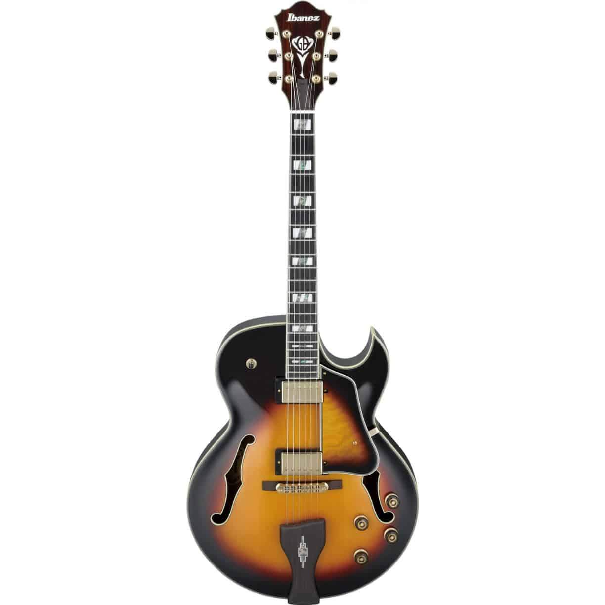 Ibanez LGB30 George Benson Signature Guitar in Vintage Yellow Sunburst