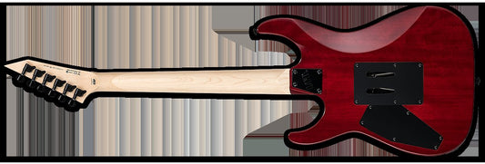 ESP LTD M 200FM Electric Guitar in See Thru Red