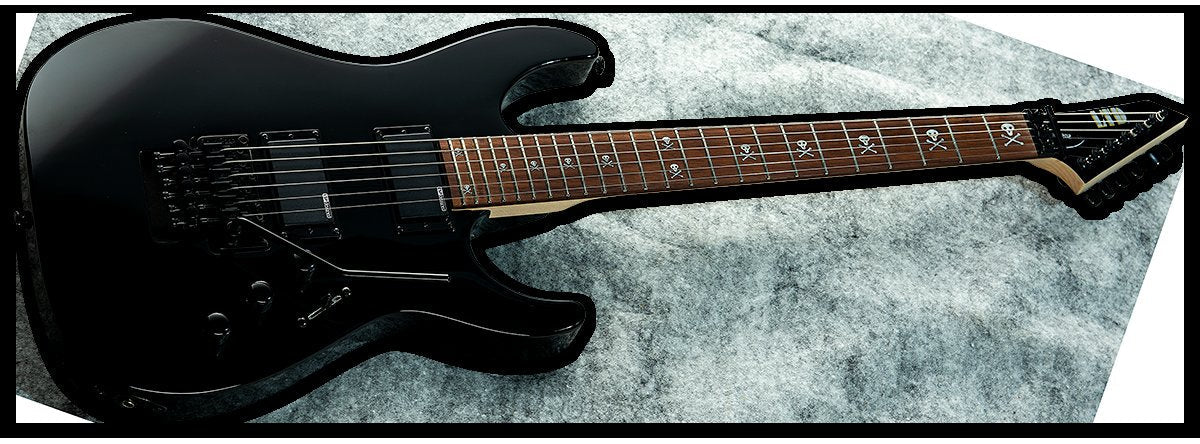 ESP LTD KH 202 Kirk Hammett Signature Series Electric Guitar in Black