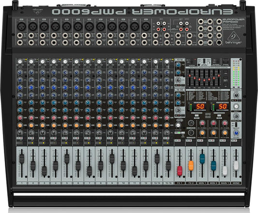 Behringer EuroPower PMP6000 1600W 20 Channel Powered Mixer