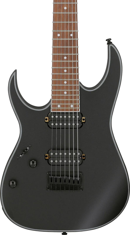 Ibanez RG7421EXL BKF Electric Guitar in Black Flat