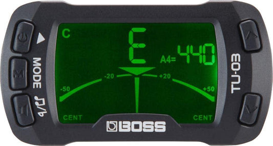 BOSS TU03 ClipOn Tuner & Amp Metronome